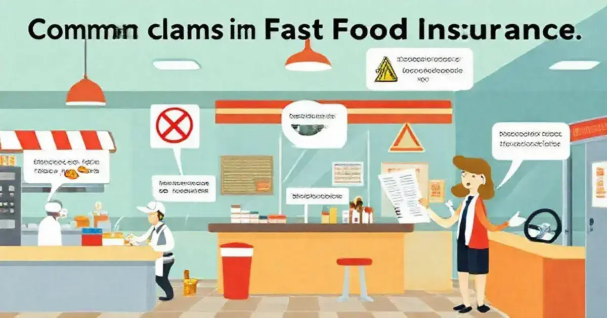 Common Claims in Fast Food Insurance