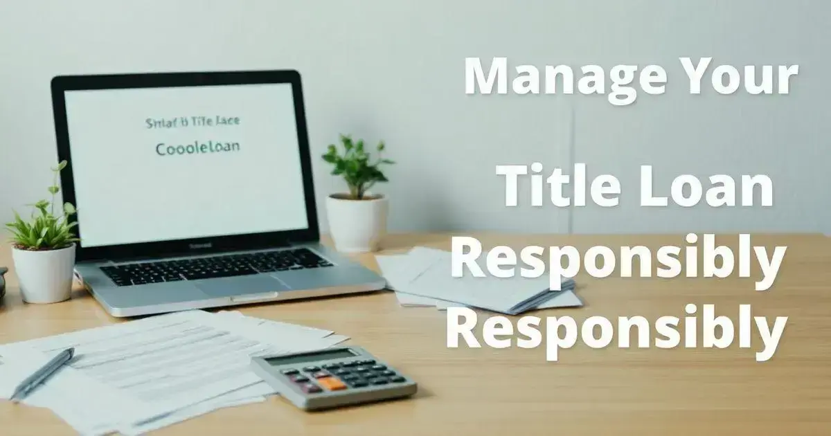 Managing Your Title Loan Responsibly