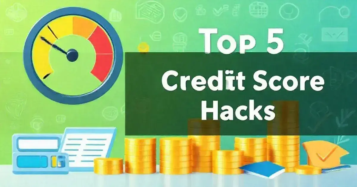 Top 5 Credit Score Hacks