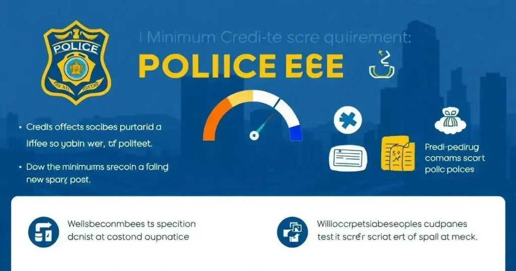 What is the Minimum Credit Score to Be a Police Officer?